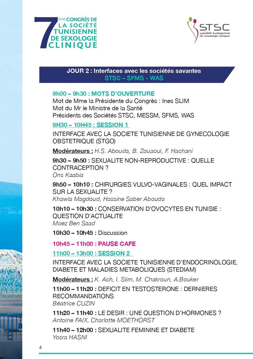 Programme du 7&egrave;me congr&egrave;s - 02